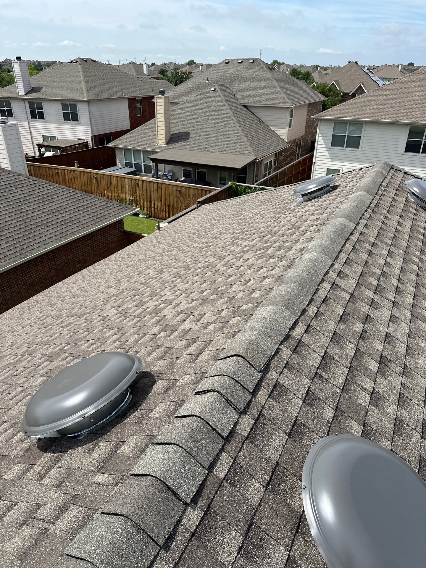 Project in Little Elm by Zeus Exteriors