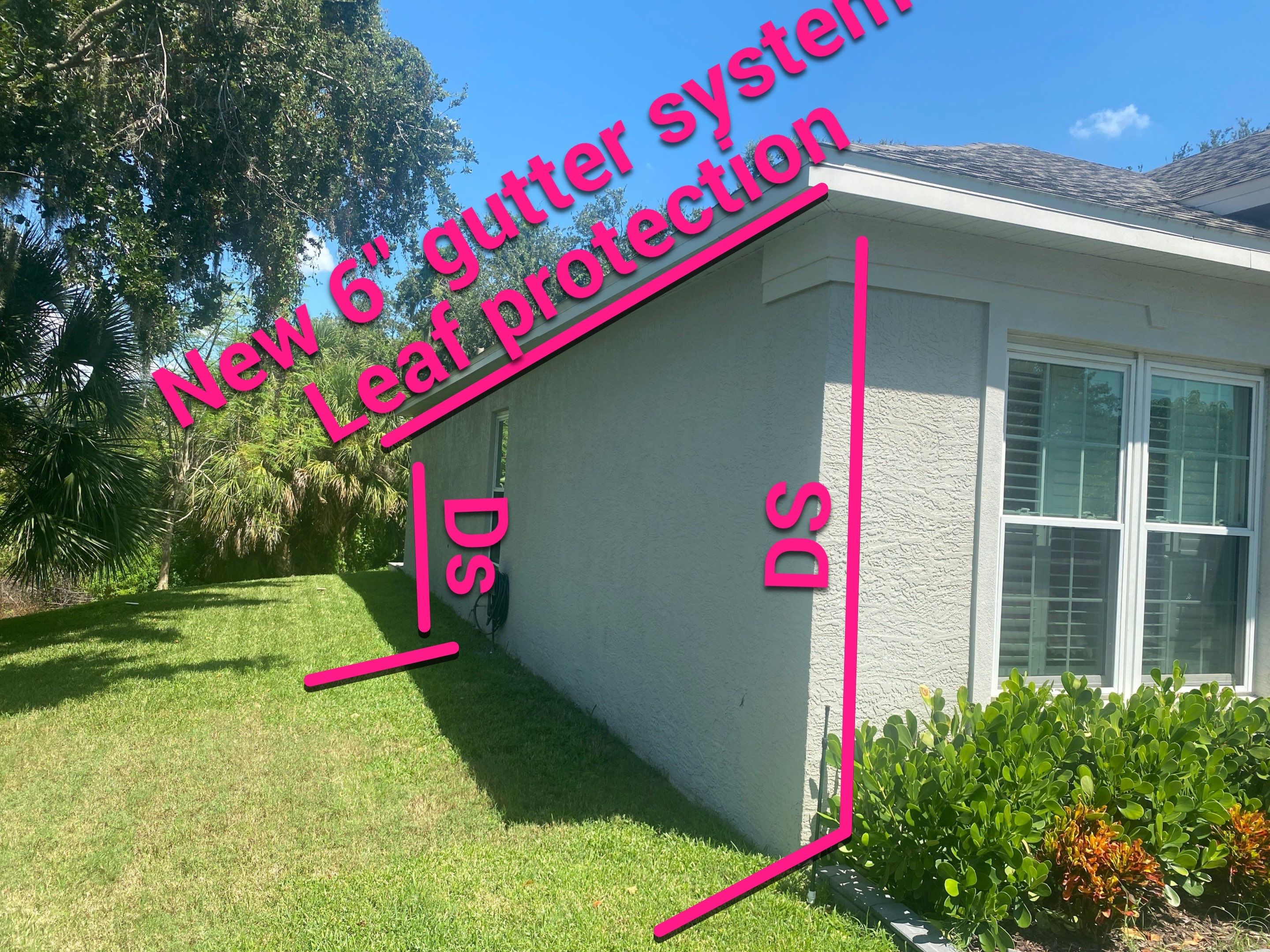 6 inch Seamless Gutters in Sarasota FL by Gutter Professors