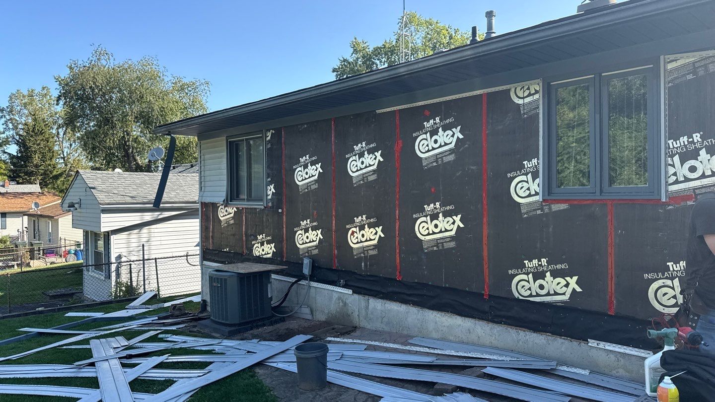 Siding Replacement using Alside Charter Oak D4.5" Cape Cod Grey by 180 Contractors