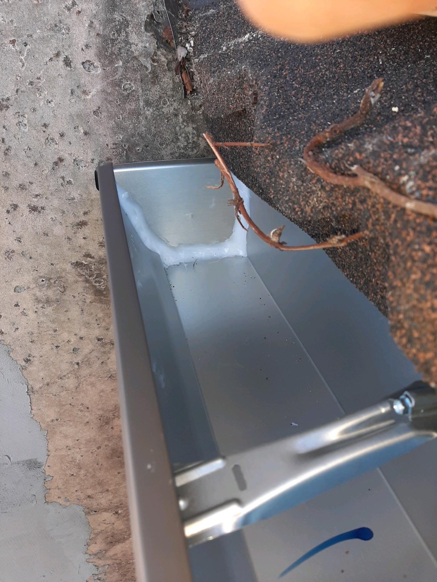Gutter Installation using Royal Brown K-Style Gutters by Gutter Professors