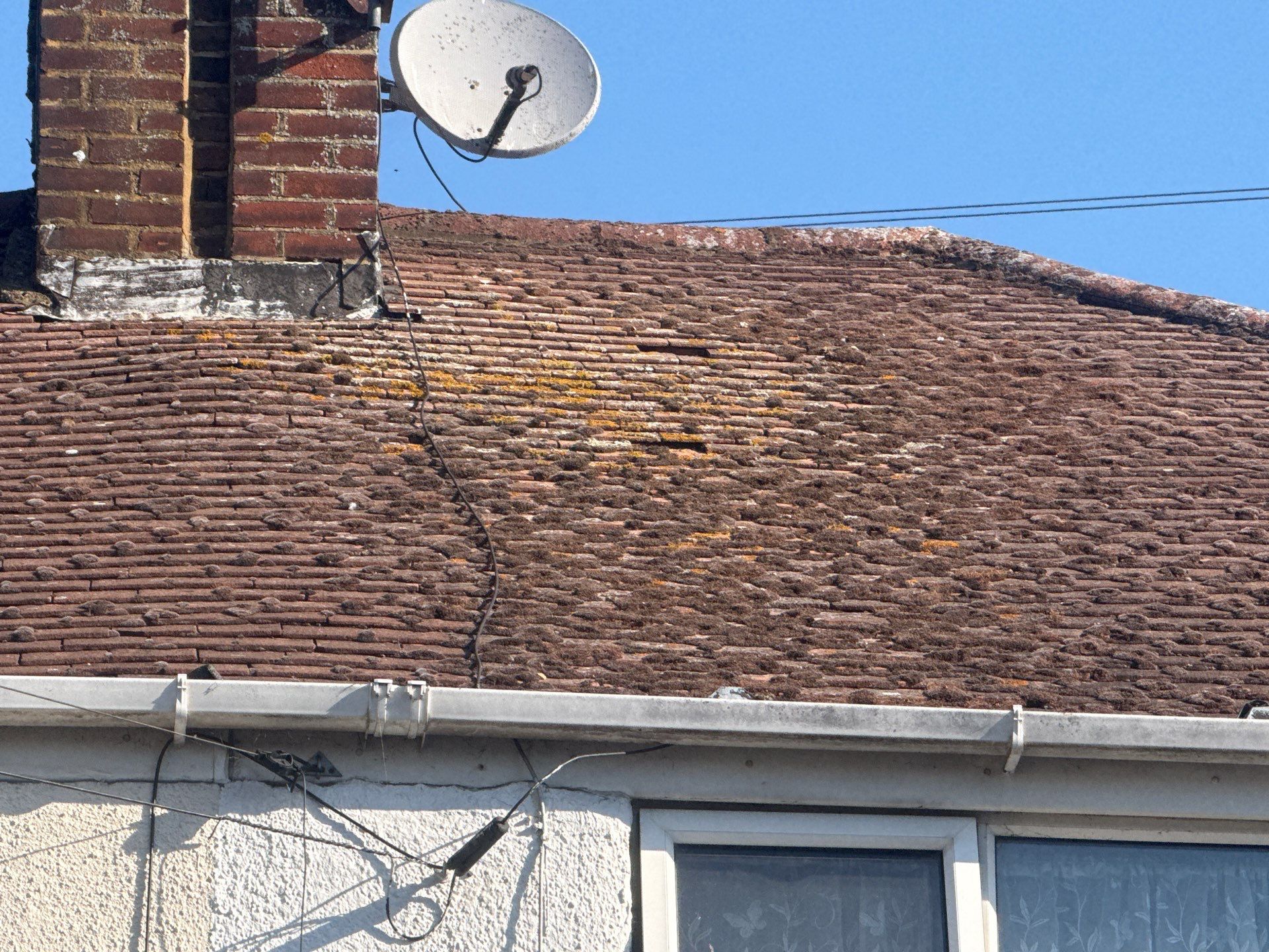 Residential Roof Cleaning and Moss Removal in Worcester Park by Ges Exterior Cleaning ltd