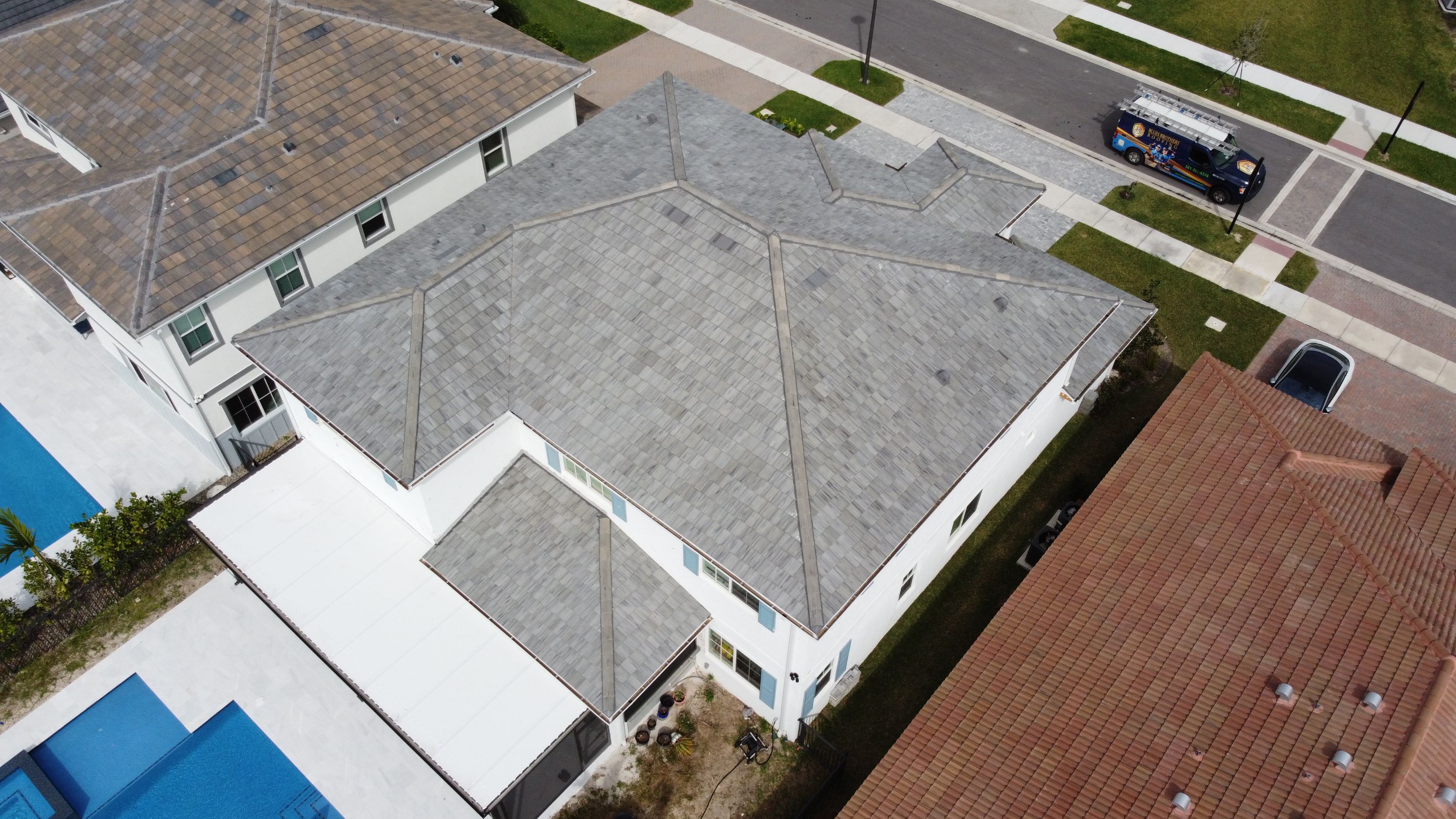 Residential Roofing Installation using Eagle Roofing Tile by BLUES BROTHERS ROOFING