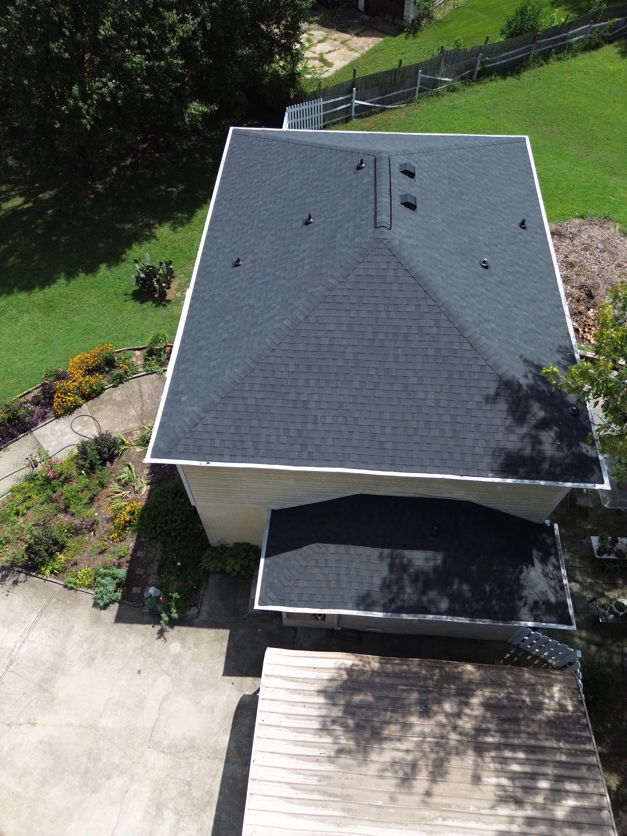 Roof replacement and interior repair by wind damage by Just Brilliant Restoration JBR