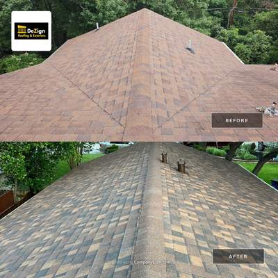 Residential Roofing Installation using Owens Corning Duration Tru Def Brownwood