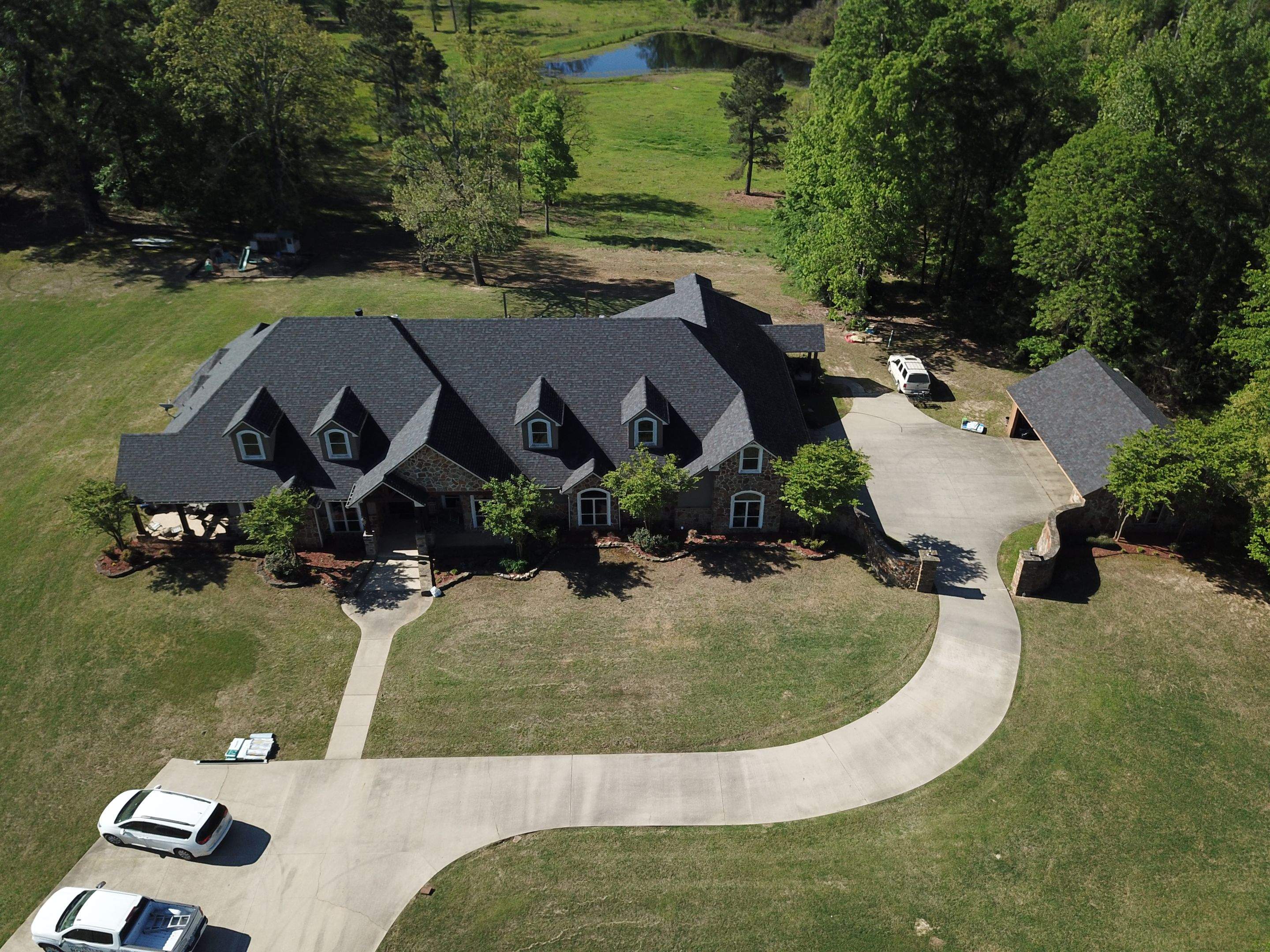 Residential Roofing Installation using Malarkey Architectural Vista Shingles by Hostetler Roofing