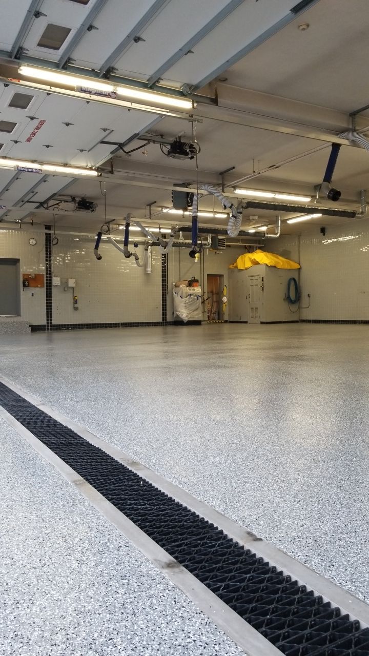 Dover Firehouse with their new Smoke Floor! by Spectrum Painting, LLC