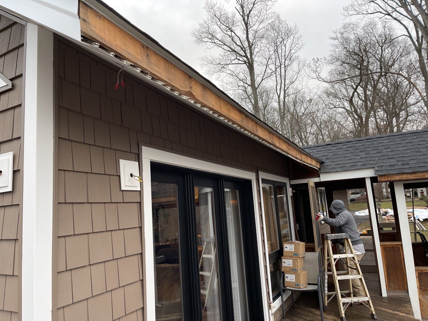 Roof, Siding, Soffit, Trim, and Gutter replacement by American Home Contractors
