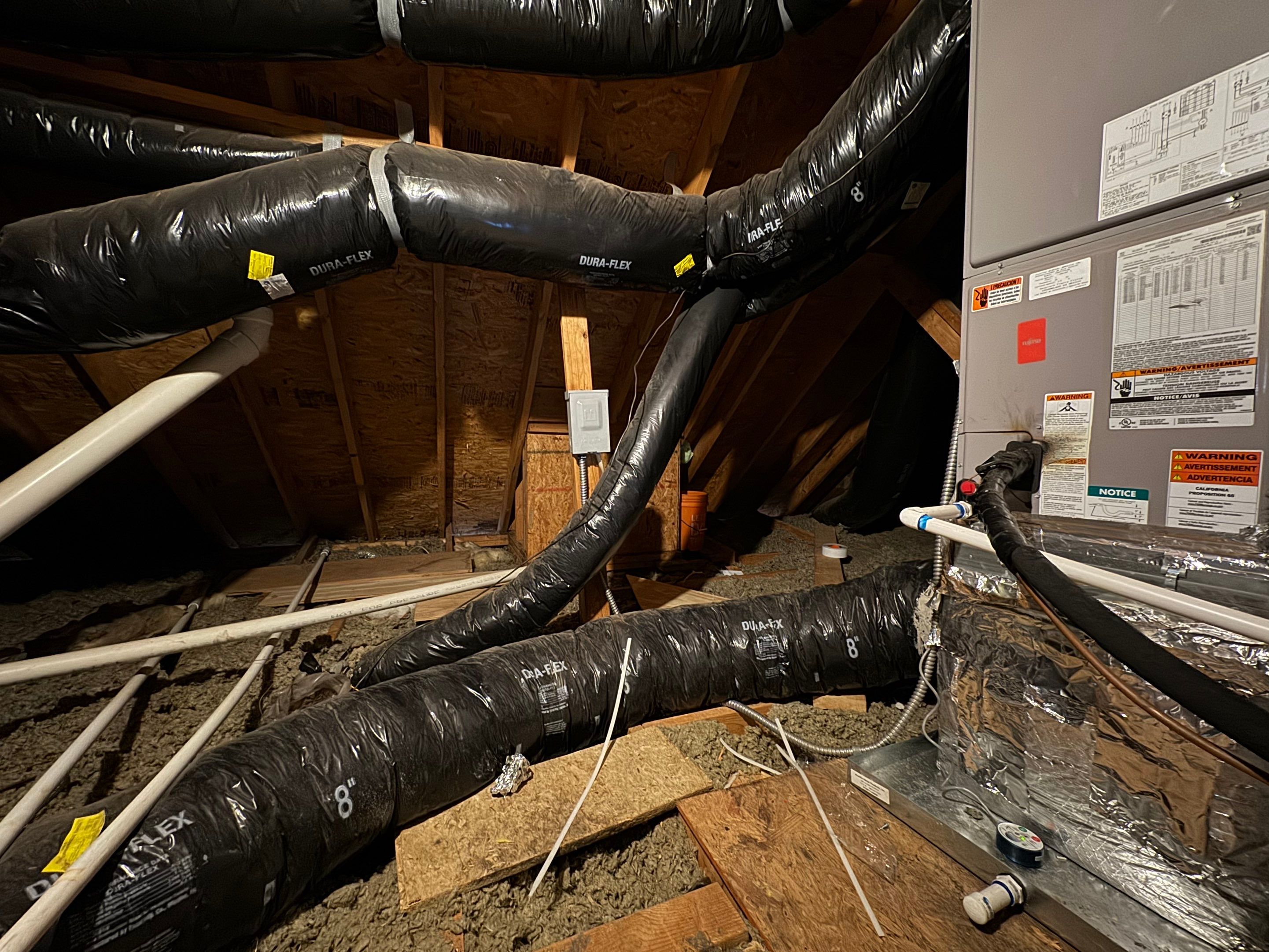 Water Damage Repair due to roof leak by Baxter Professional LLC