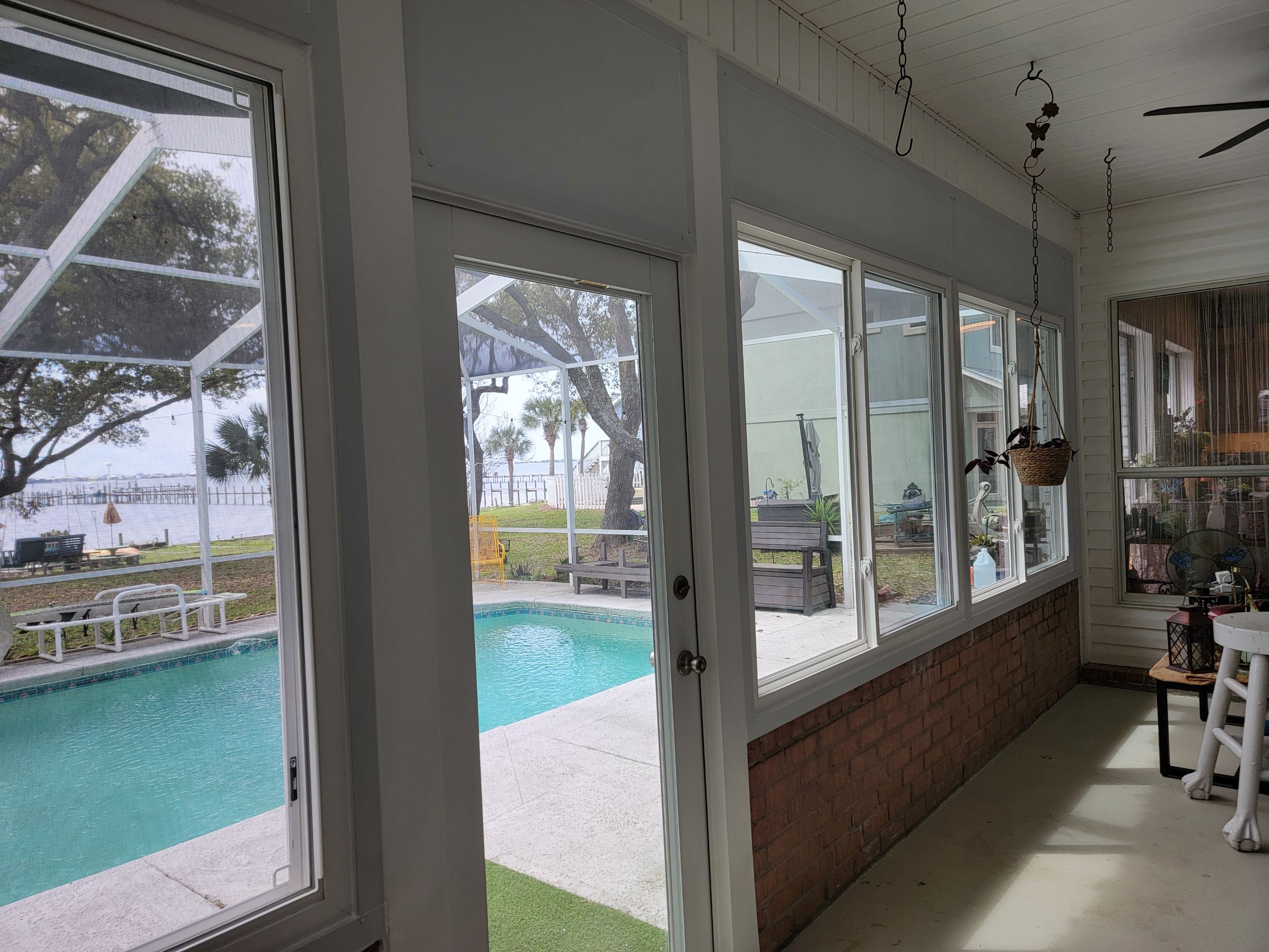 Poolside Glass Under in Navarre by Titan Sunrooms