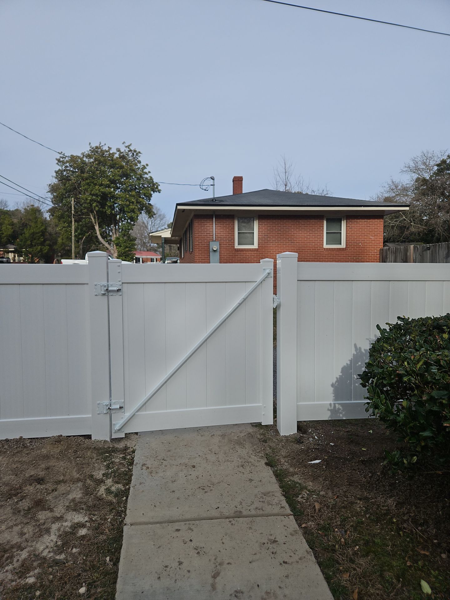 Project in Fayetteville by Superior Fence and Rail