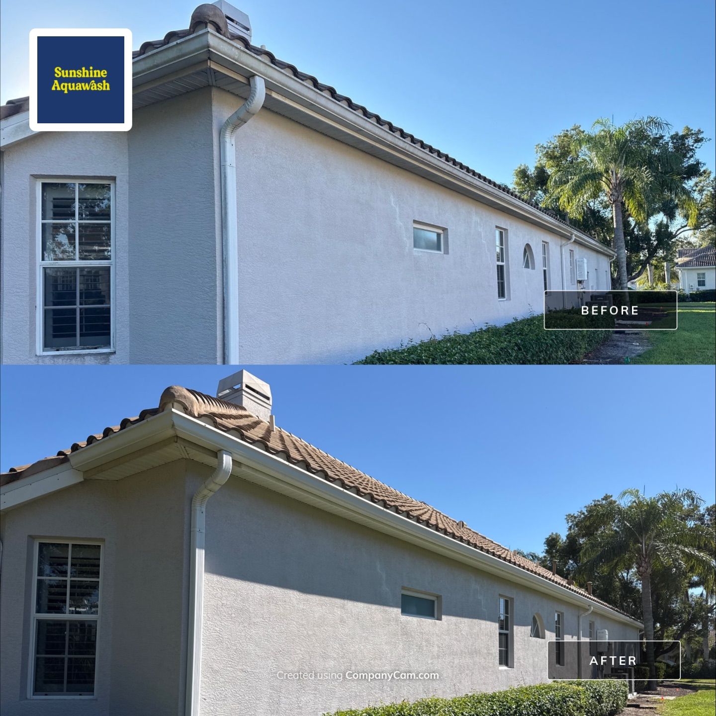 House Wash, Pool Deck & Screen Enclosure Cleaning | University Park, Sarasota FL by Sunshine AquaWash