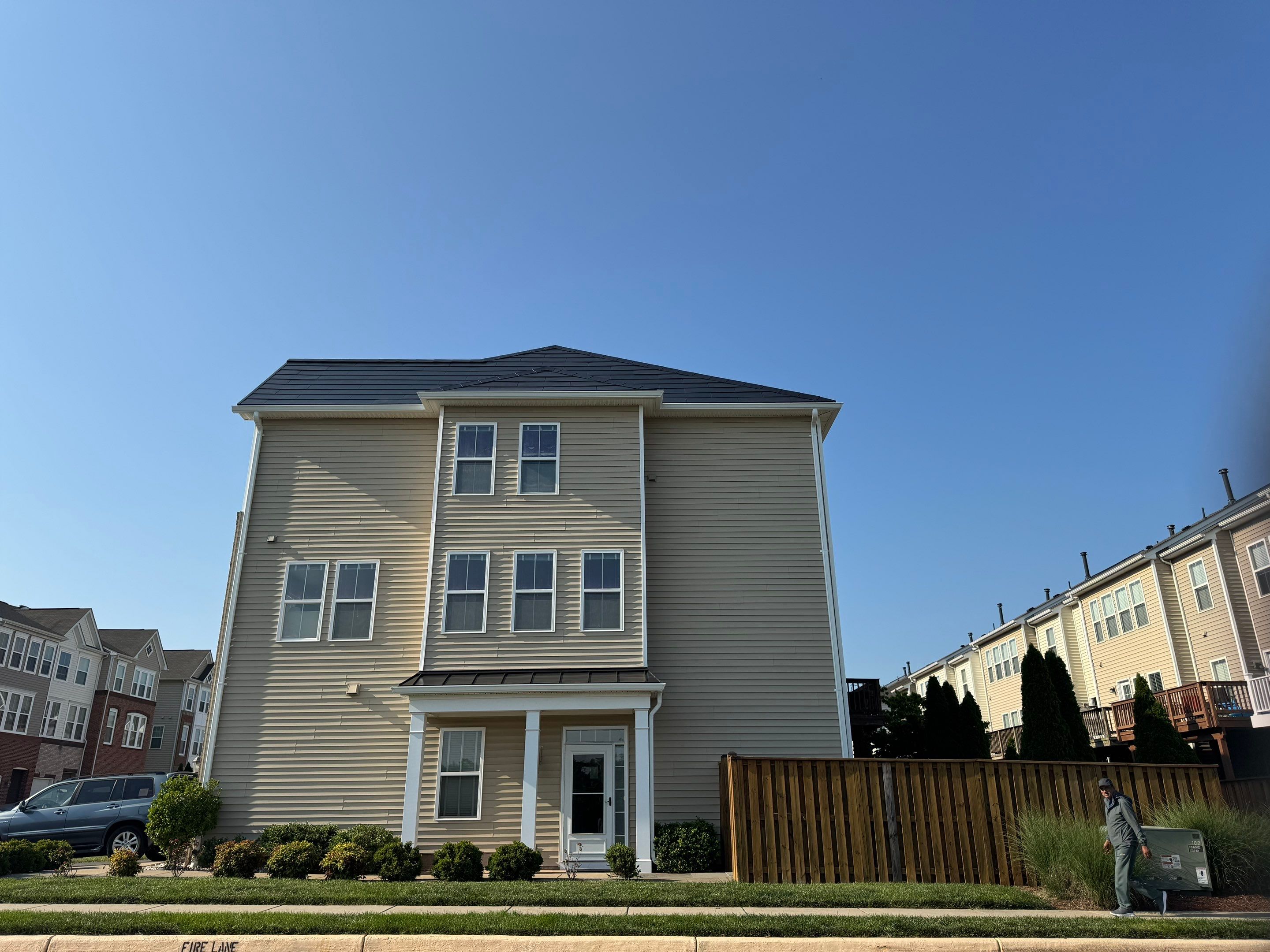 Tesla Solar Roof in Ashburn by American Home Contractors