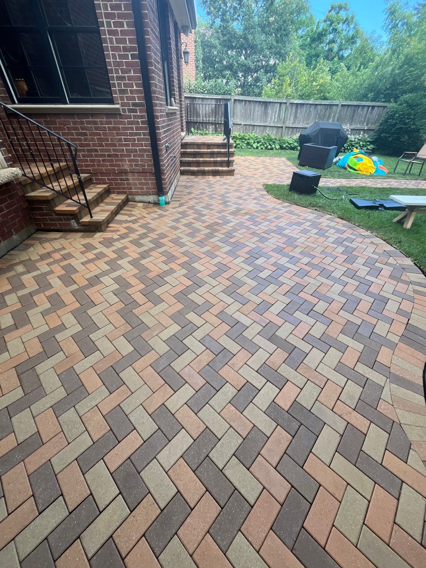 brick paver repair  using Structure bond Techniseal by Northern Power Washing LLC.