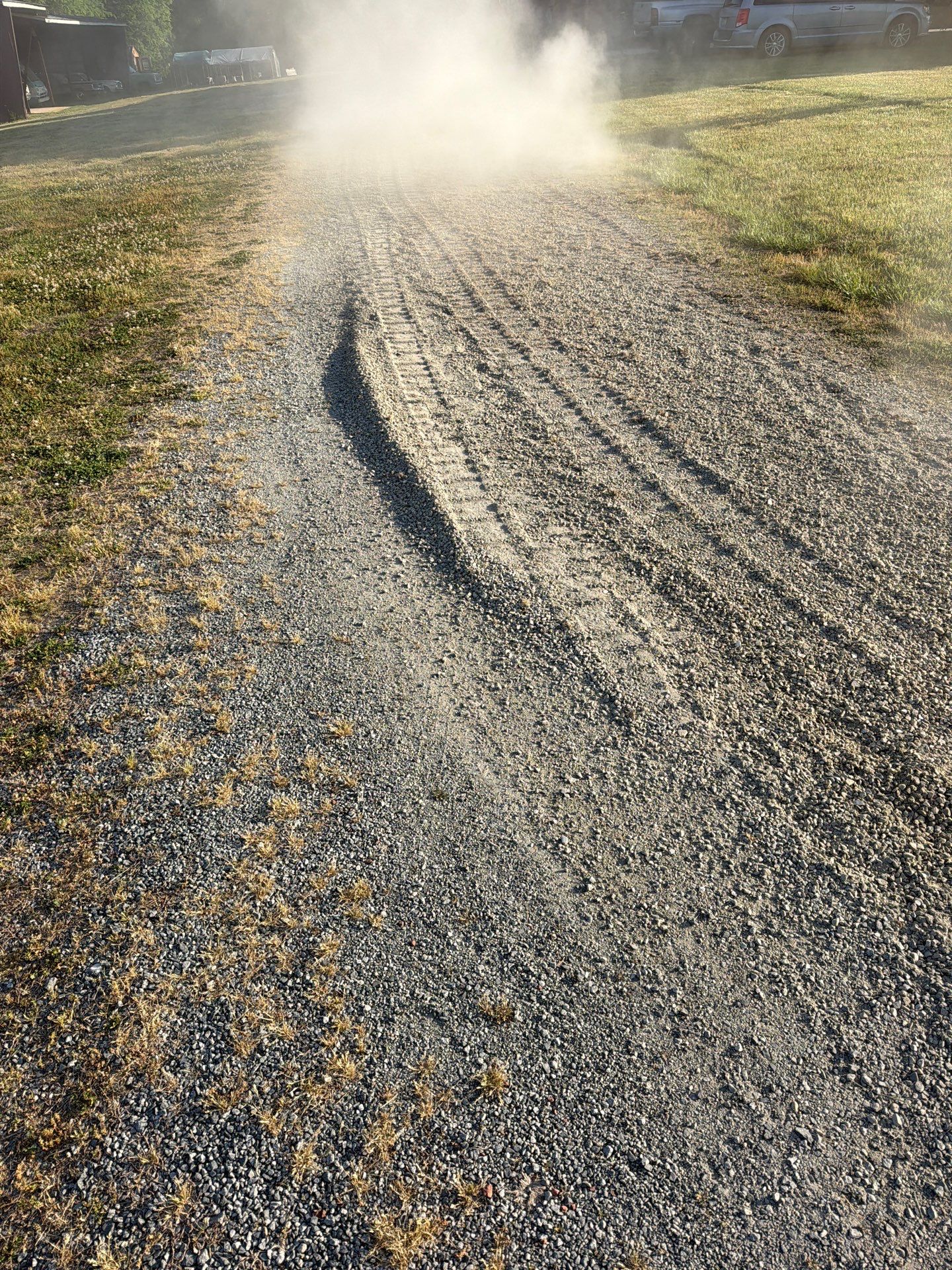 Gravel Driveway Grading and Lot Leveling in Lexington by Four Oaks Grading and Septic, LLC