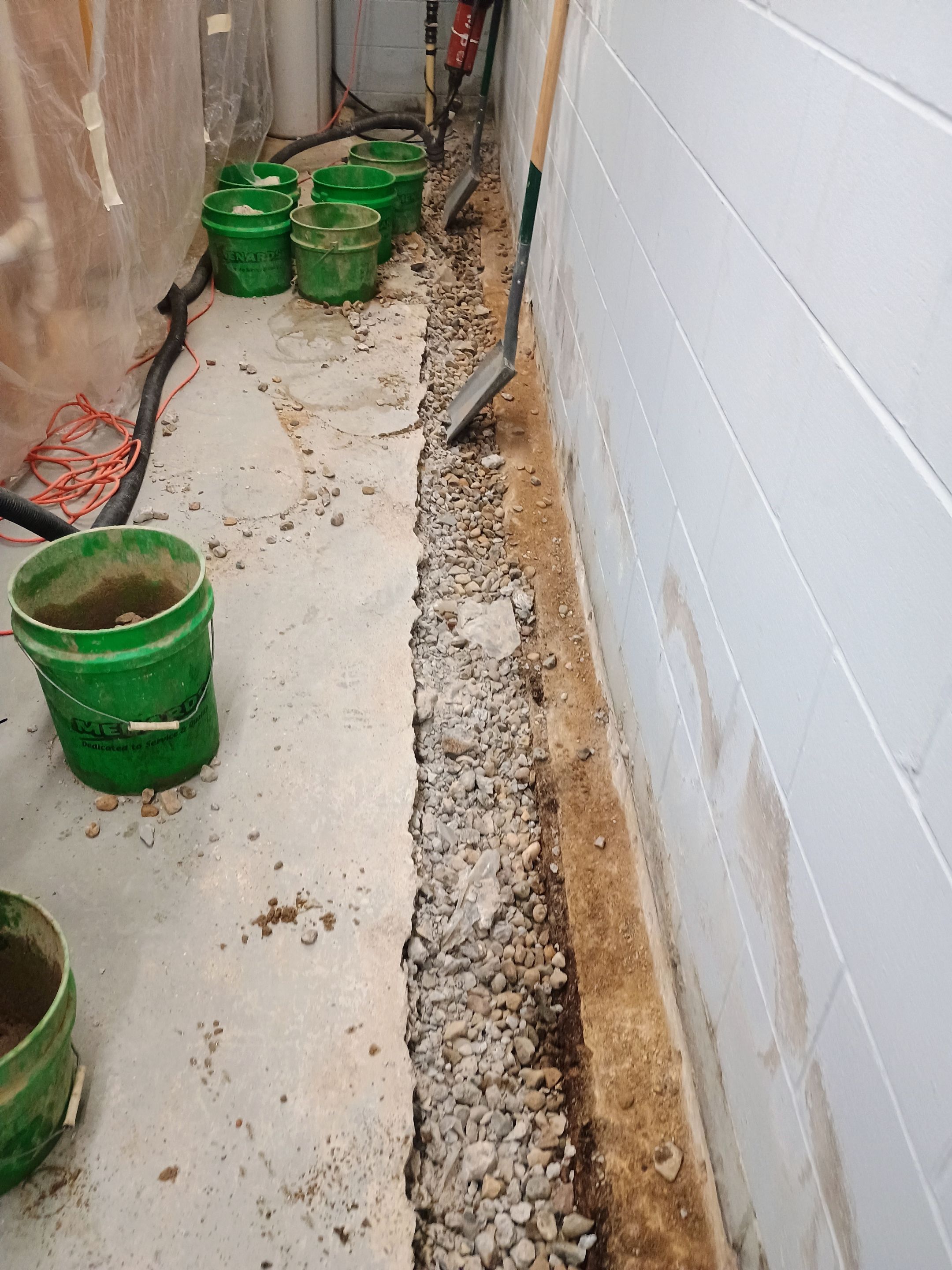 Depressurizing Denny's Basement Wall by Waterproofing Northeast