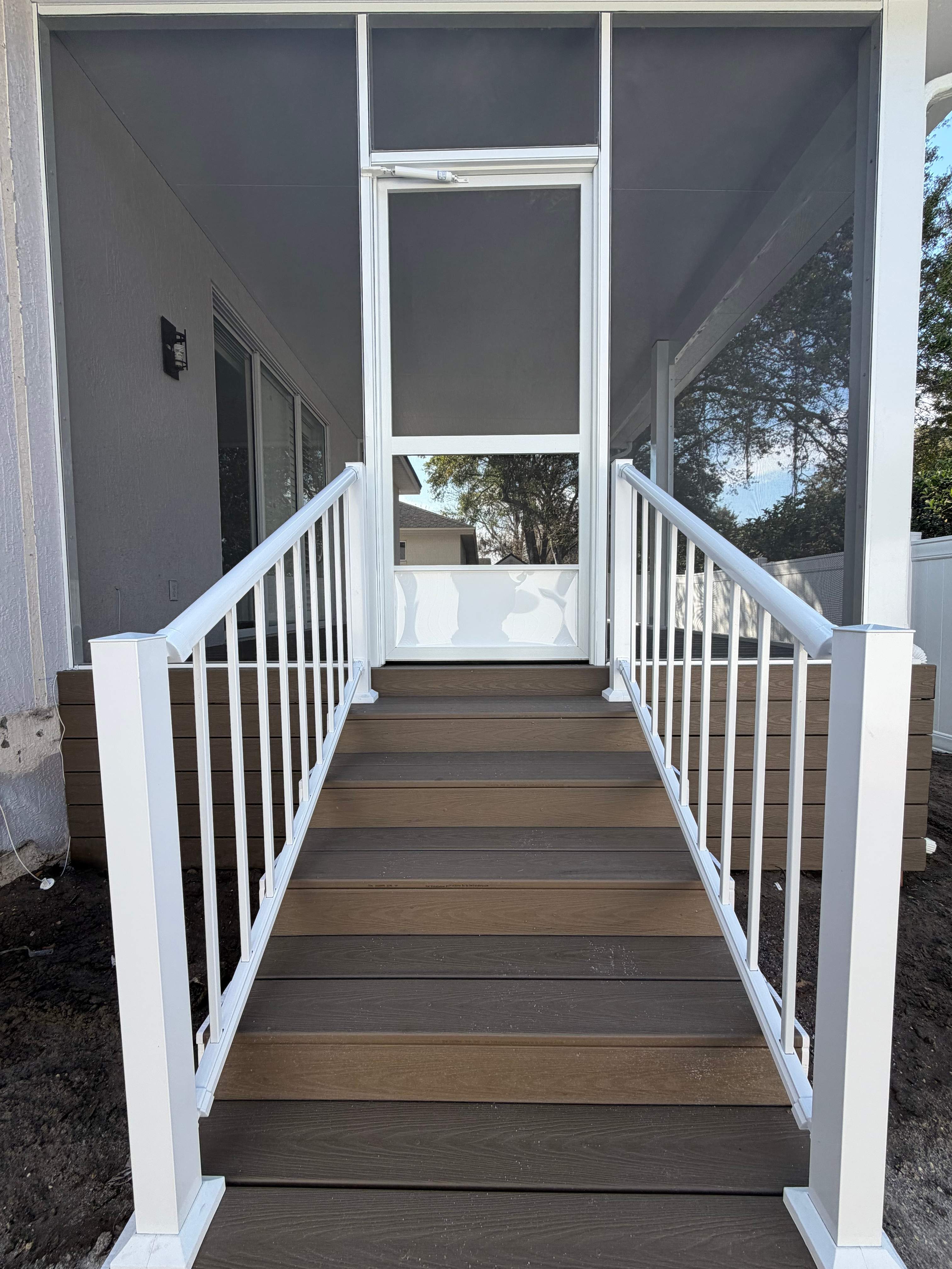 The Complete Backyard Retreat: Insulated Screen Room & Composite Deck by Orlando pergolas