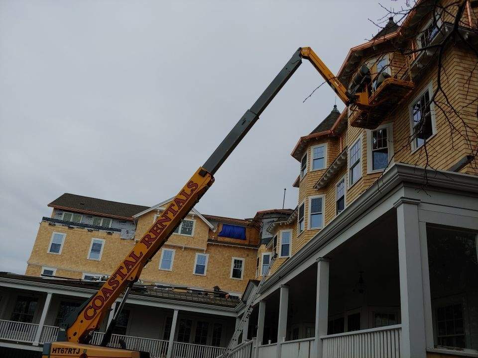 6″ Copper Gutter Installation At The Harbor View Hotel! by Gutter Pro Enterprises