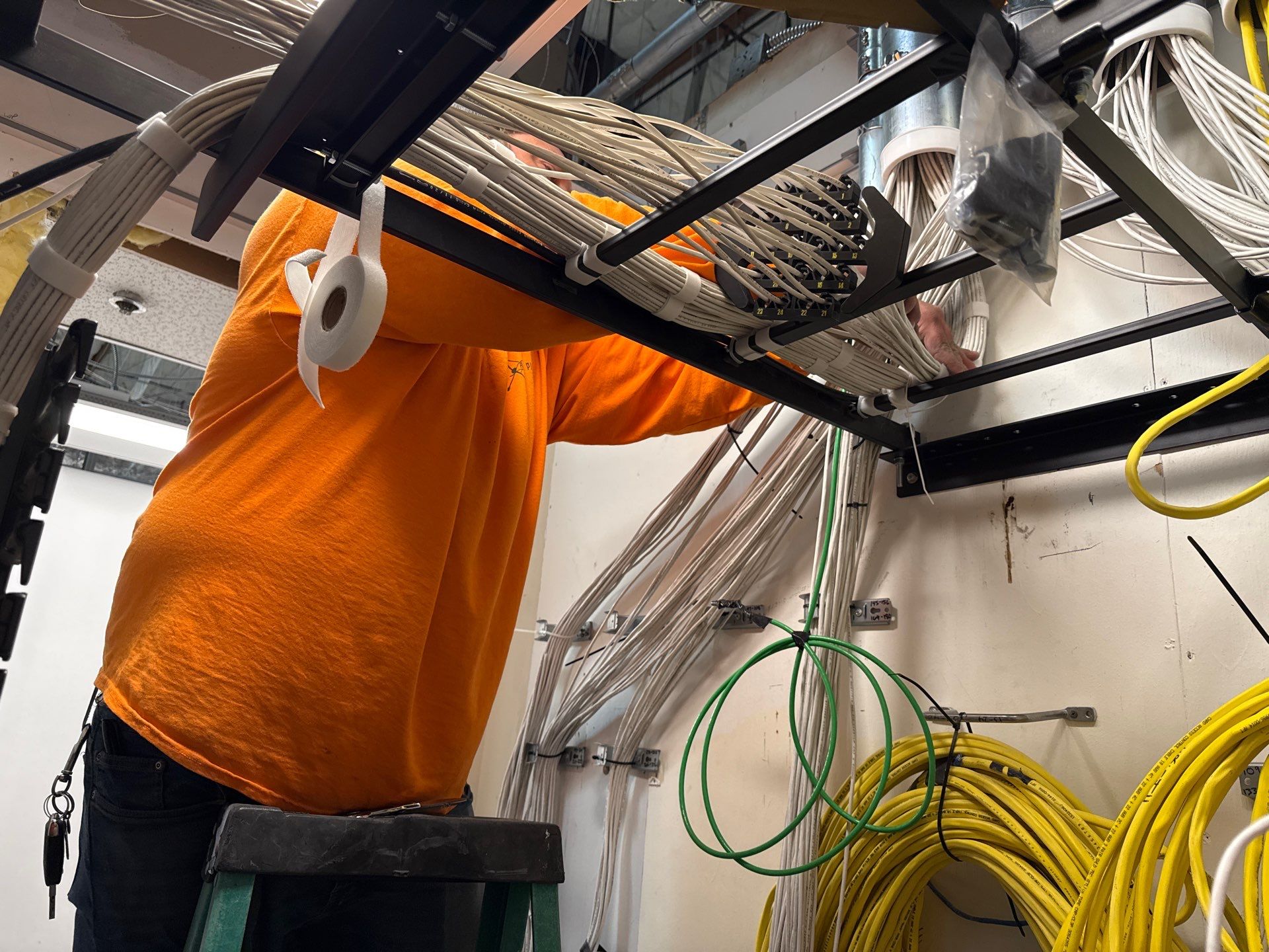 Structured Cabling Installation for Medical Device Company in Irvine, CA by Ring and Ping Inc.