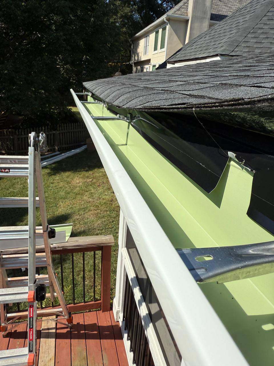 Dunwoody Mill Ct Gutter System & Chimney Cap Replacement   by Dom Roofing & Restoration
