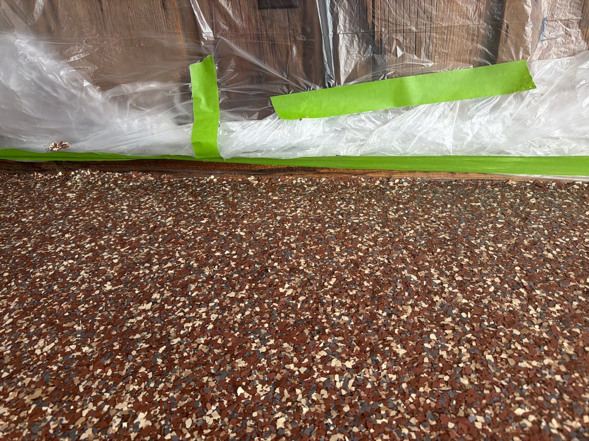 Project in Mason, Michigan by Freedom Concrete Coatings. 