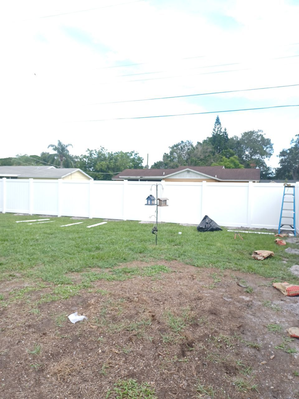 Sarasota, FL 6ft. Tall White Vinyl Privacy Fence by Asap fence and gates, LLC