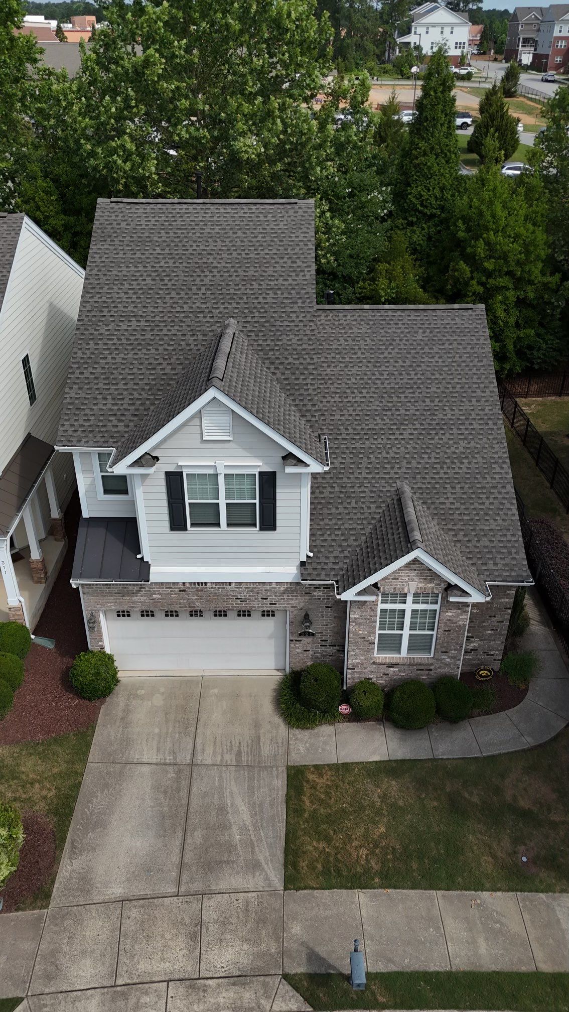 GAF Timberline HDZ Weathered wood - Metal Roof  by Pro Performance Roofing