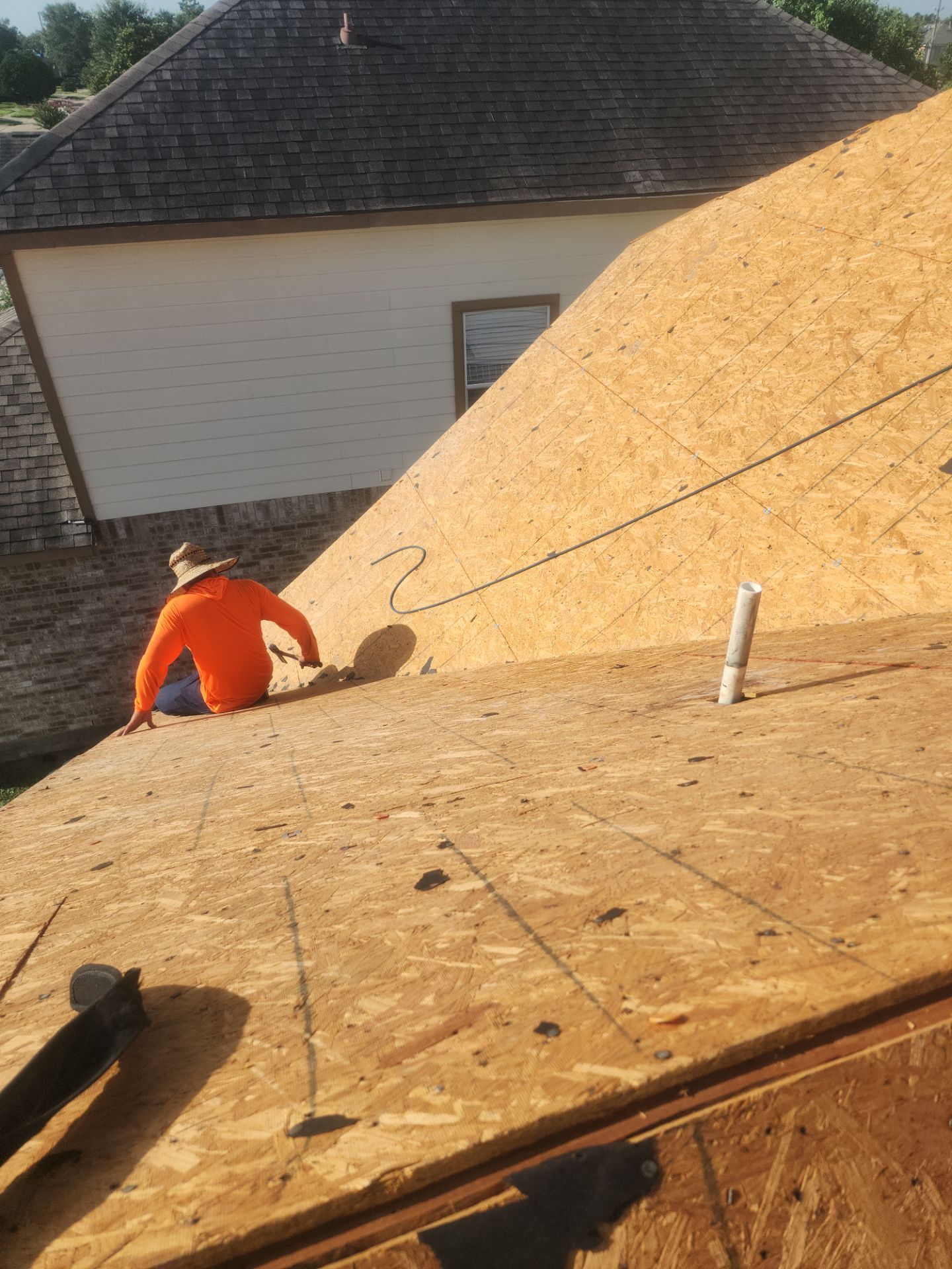 Residential Roofing Installation using Owen's Corning Duration (Lifetime) Shingles by Roof Repair Company