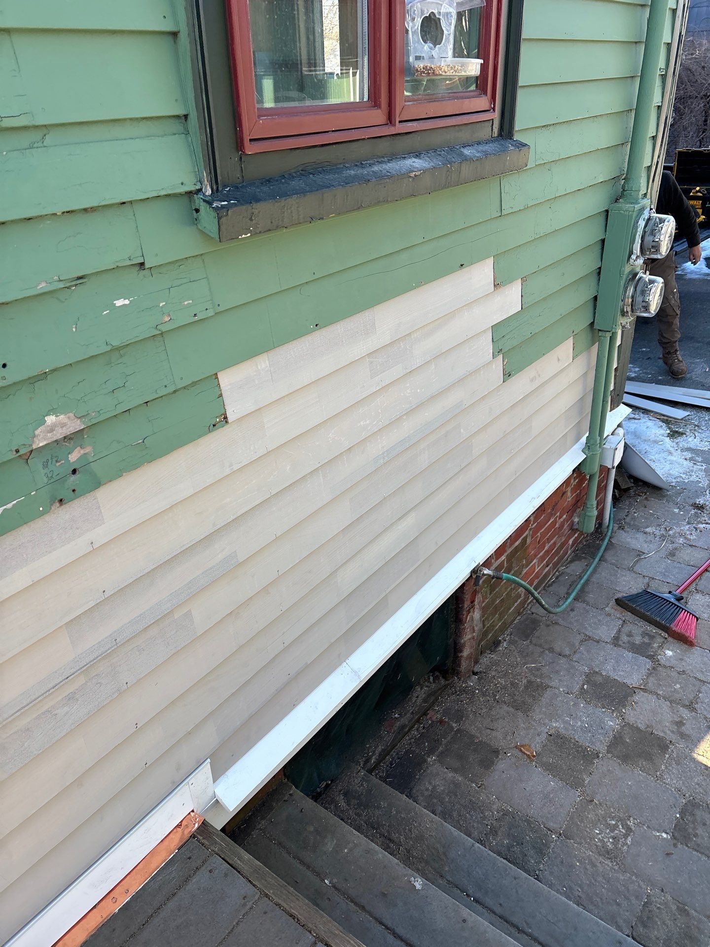 Water Damage Repair with Siding Replacement & Proper Wall Flashing by Sensible Home Solutions