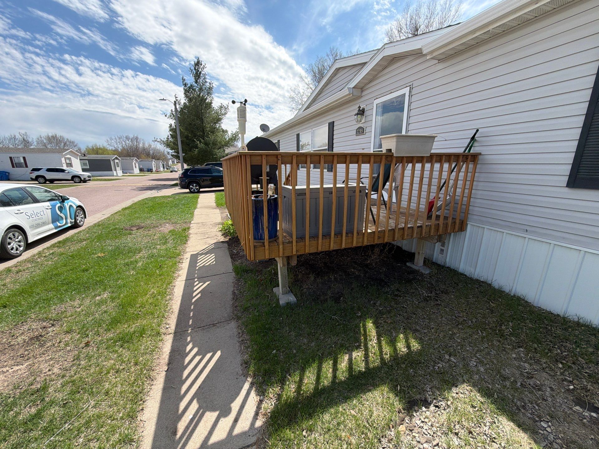 Wood Deck Staining and Interior Paint Refresh in Sioux Falls by Select Painting, Coatings & Garage Cabinets