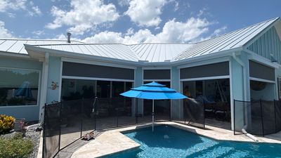 Motorized Hurricane Screens
