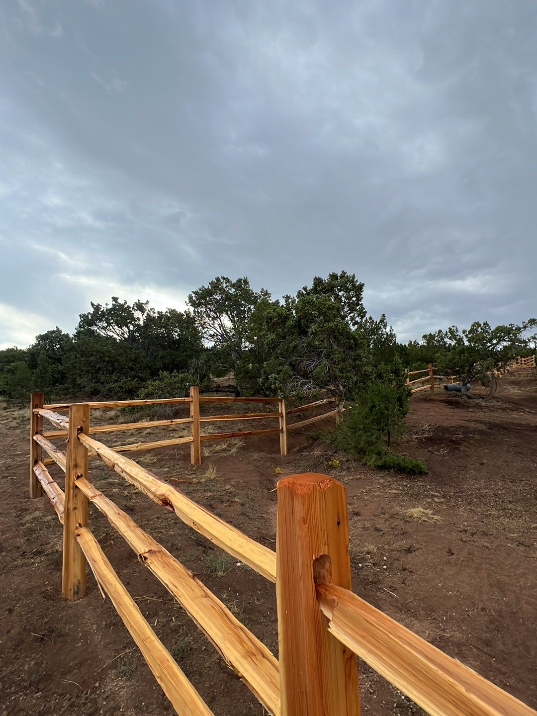 Residential using Split-rail by Valley Fence Company