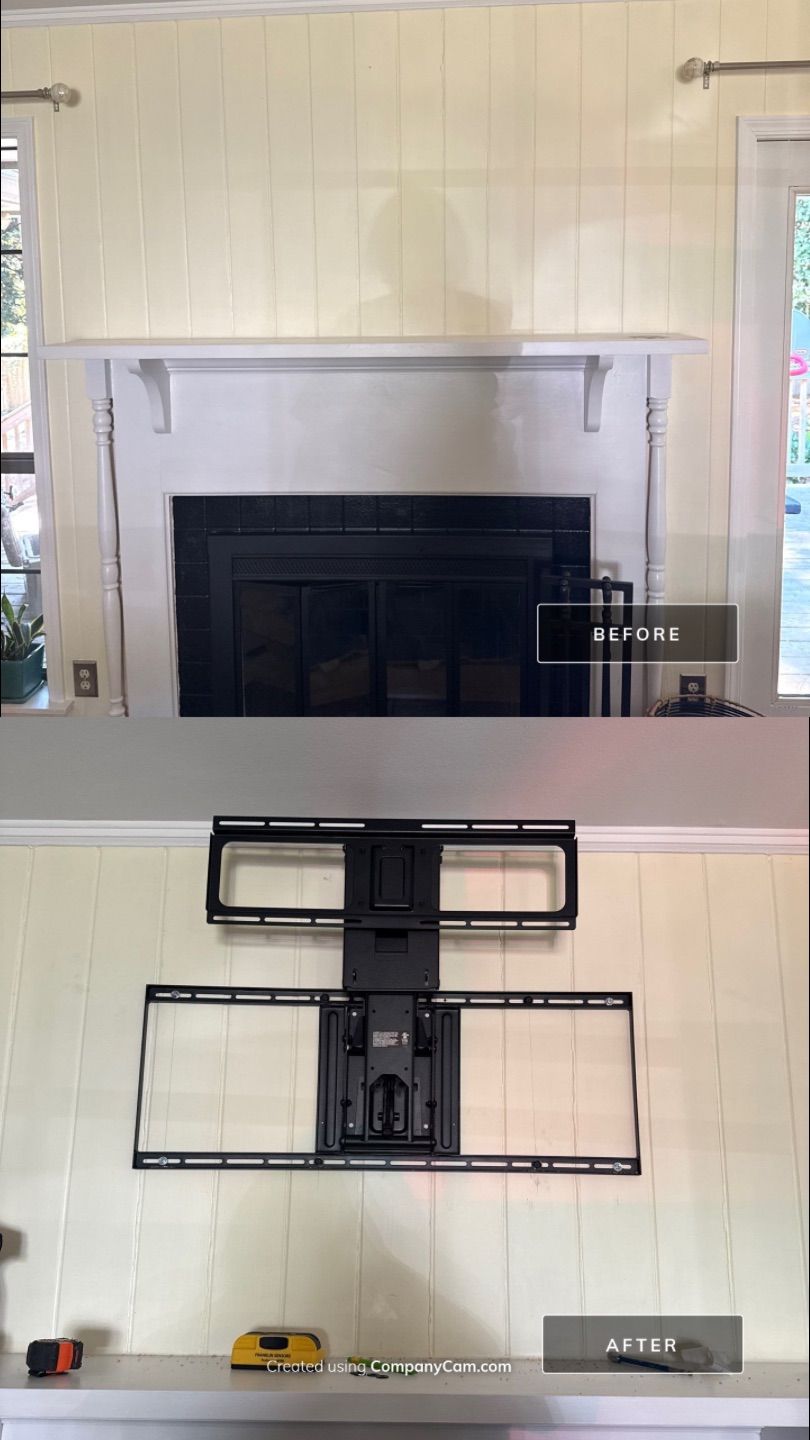 Before & After Transformations by Hangman Mounting & Installation 