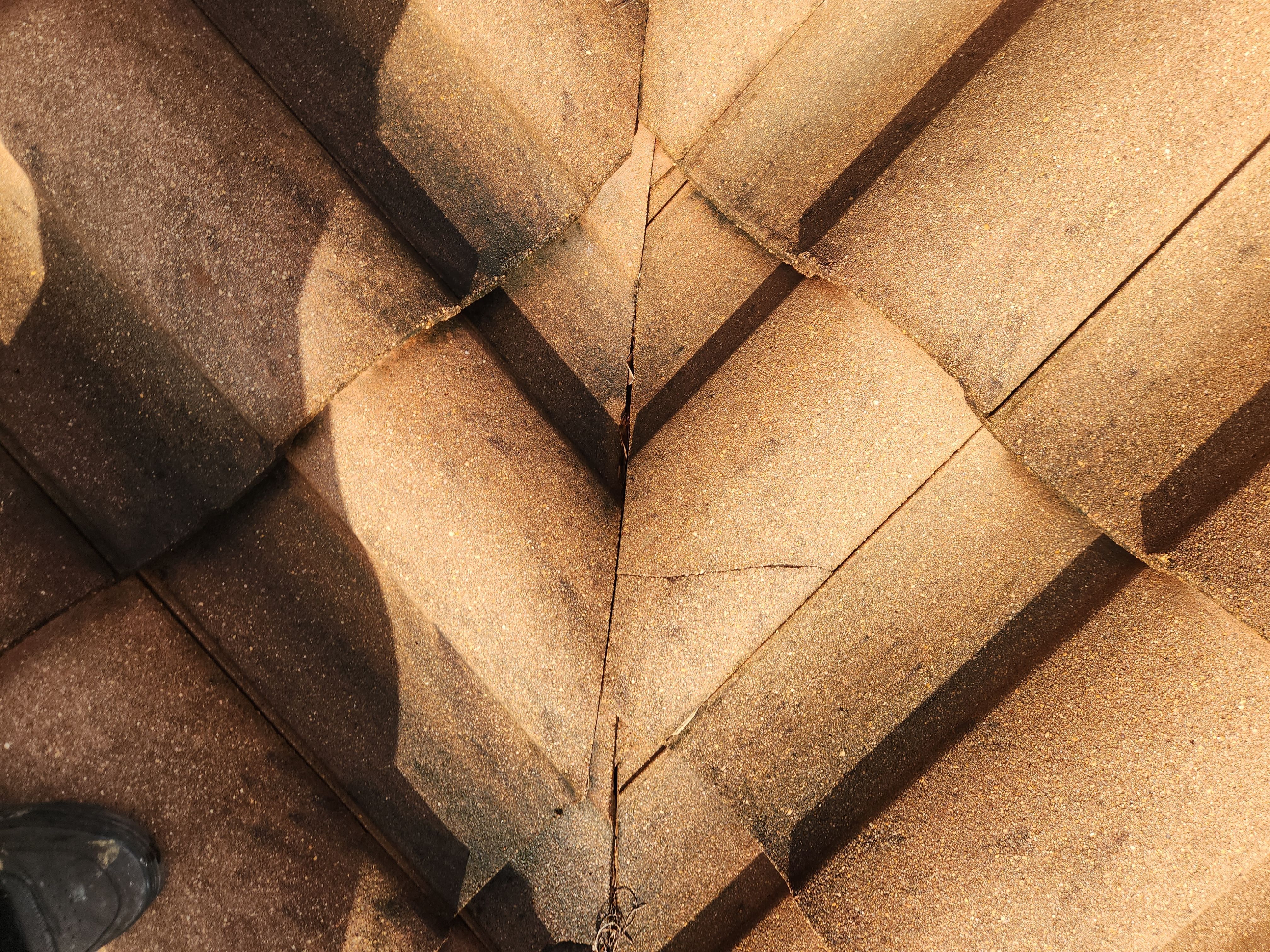 Concrete Tile Roof Repair and Ridge Sealing in Parkland by Aastro Roofing