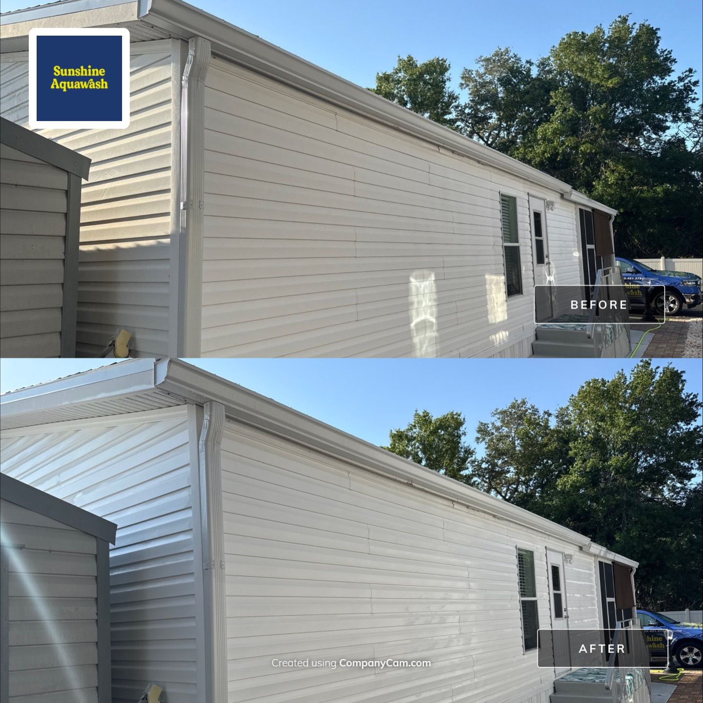 Mobile Home House Wash | Fisherman’s Cove RV Park | Terra Ceia, FL by Sunshine AquaWash