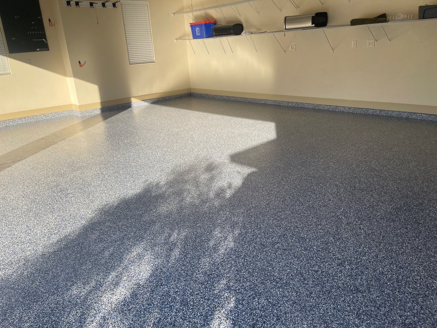 Garage in Gainesville, FL in Denim by Cross Creek Concrete Coatings