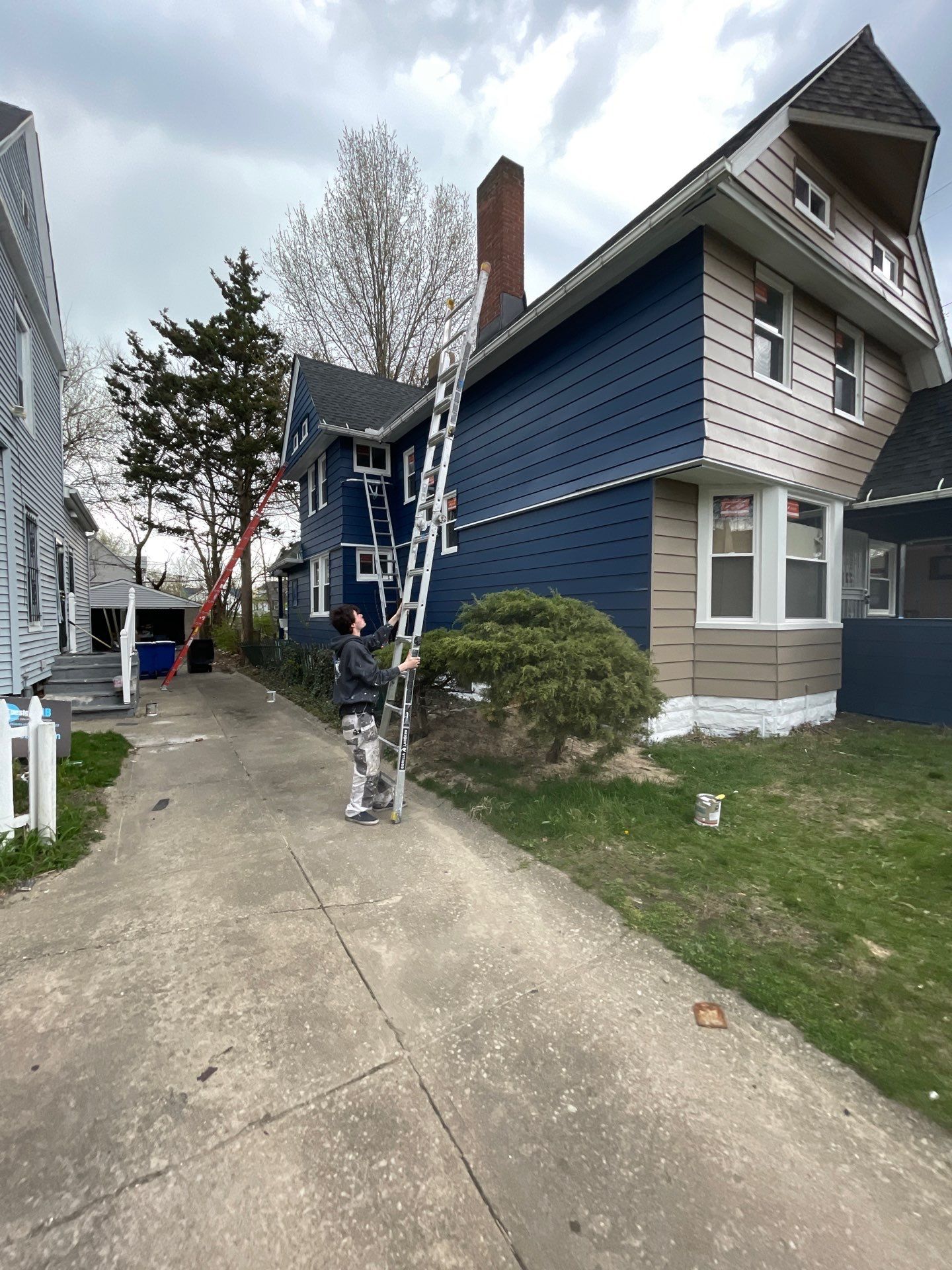 Exterior Painting using Benjamin Moore Element Guard by Callaway Contracting LLC