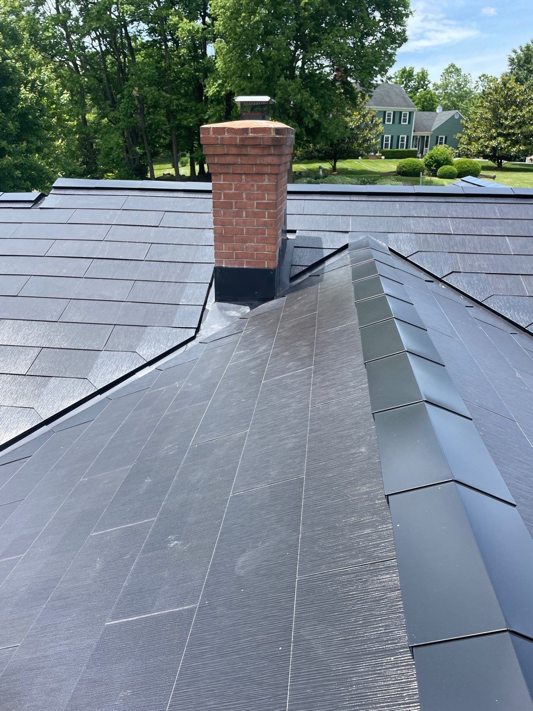 Tesla Solar Roof Installation by American Home Contractors