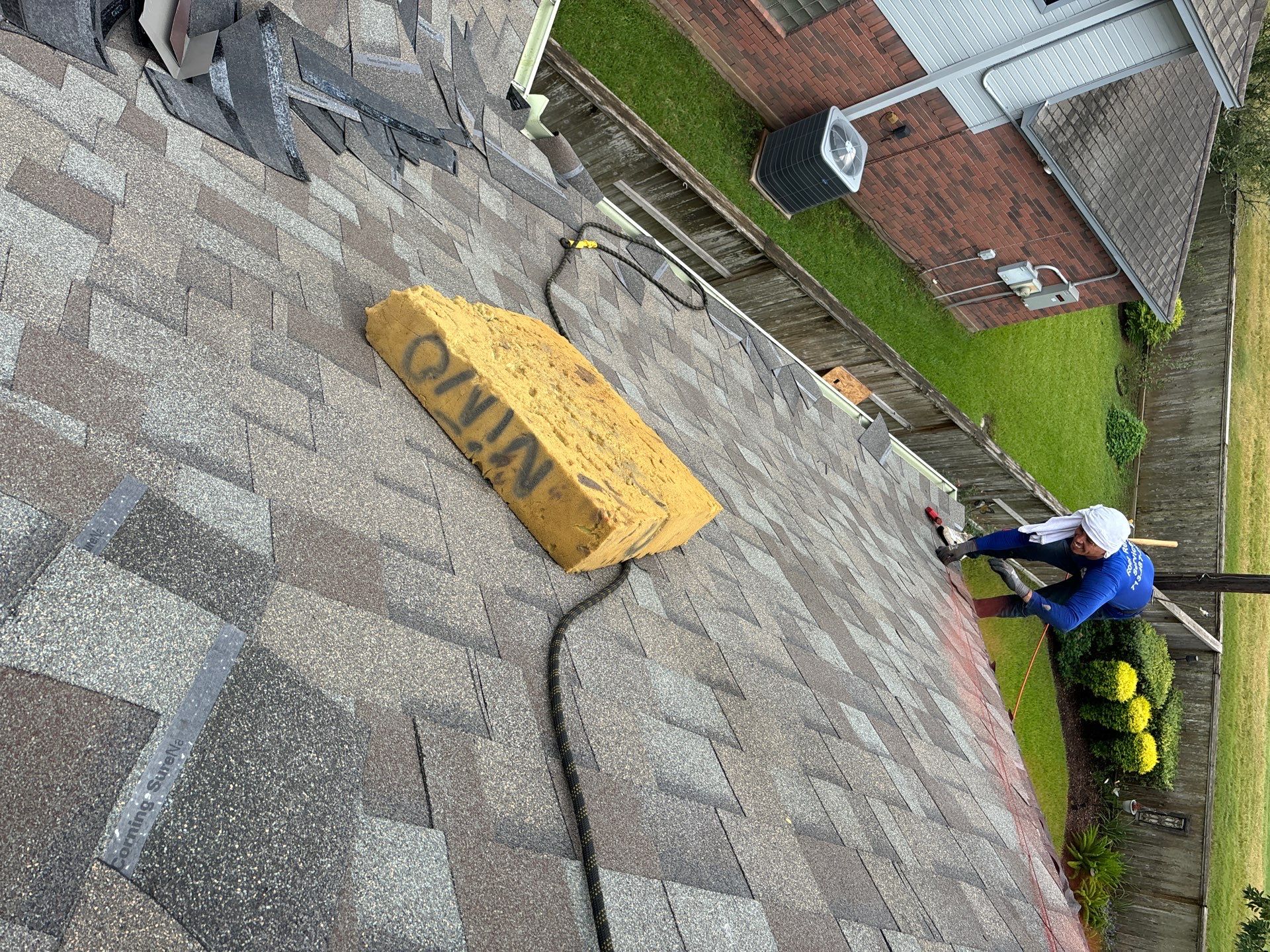 Residential Roofing Installation using Owen's Corning Duration (Lifetime) Shingles by Roof Repair Company