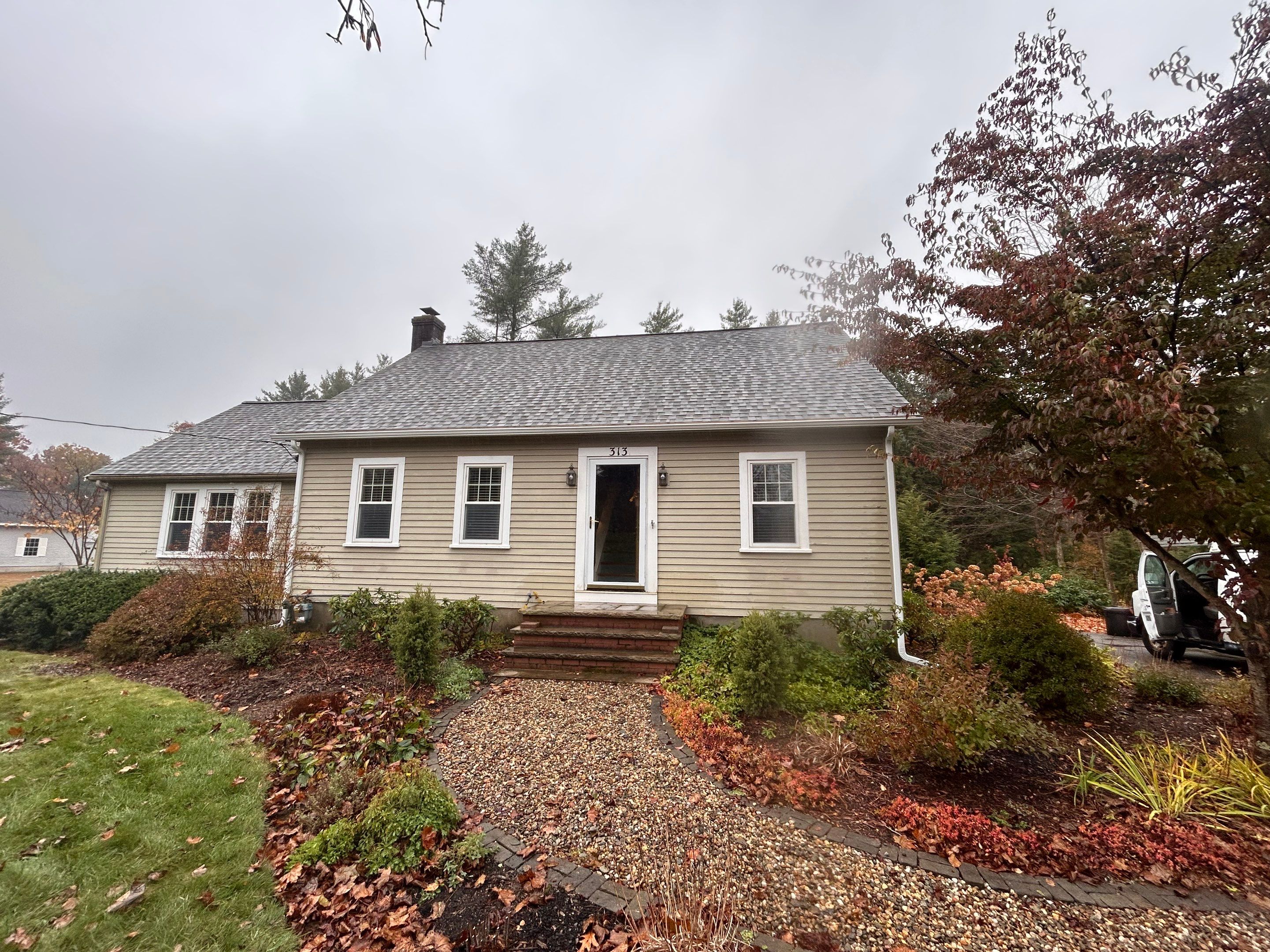 Groton Gutter Replacement - Front & Back Main Home by Mighty Dog Roofing of Greater Middlesex County