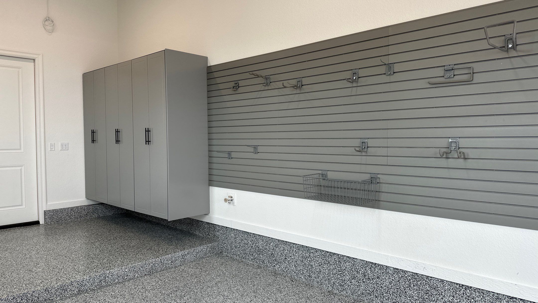 Mike & Pam transformed their garage with a Banner Garage Floor and Cabinets by Banner Garage