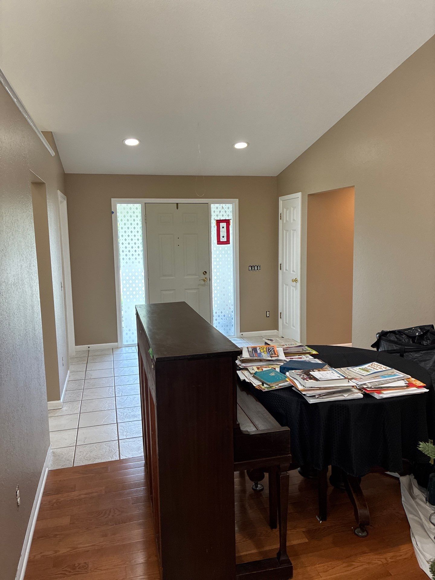 Neutral Interior Wall Repainting and Color Transformation in Whitehall Michigan by Gordon Painting