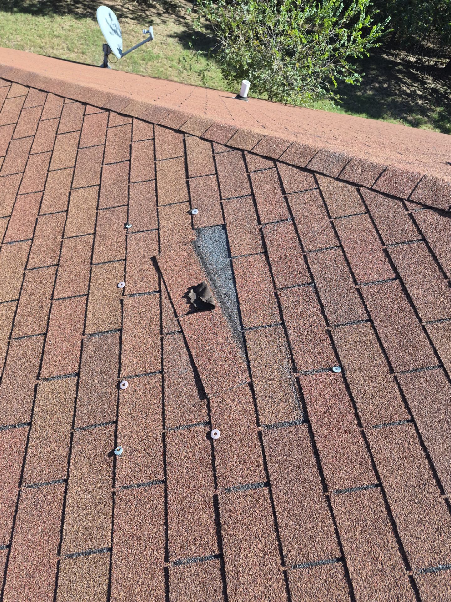Residential Tarp Repair by Becker Roofing and Exteriors
