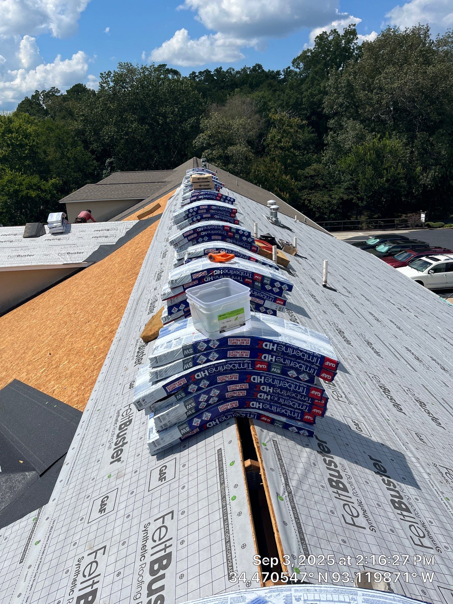 Multi-Unit Architectural Shingle Roof Replacement in Hot Springs Arkansas by Temple Roofing and Exteriors