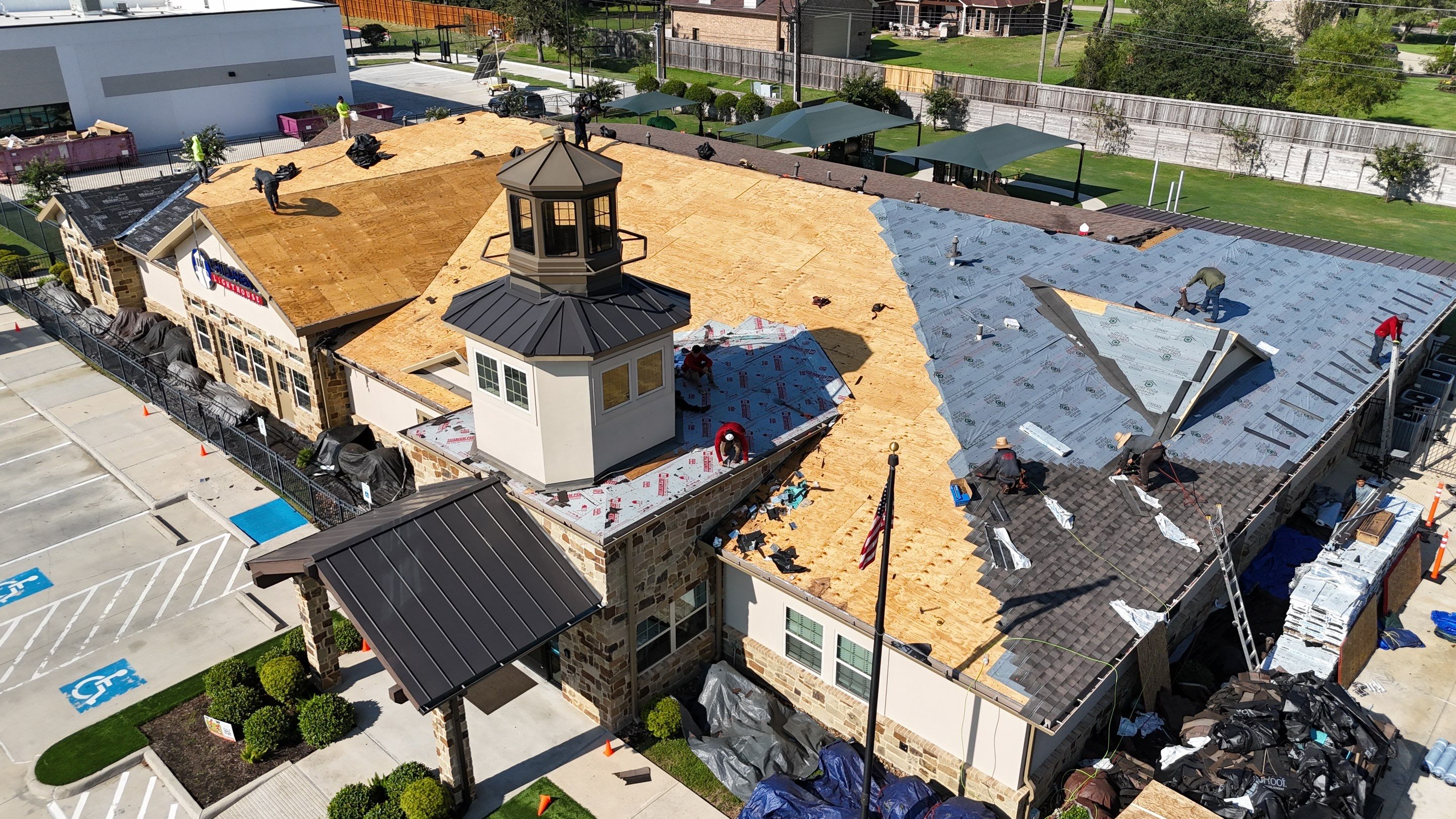Roof Replacement on a Daycare!  by Core Four Roofing