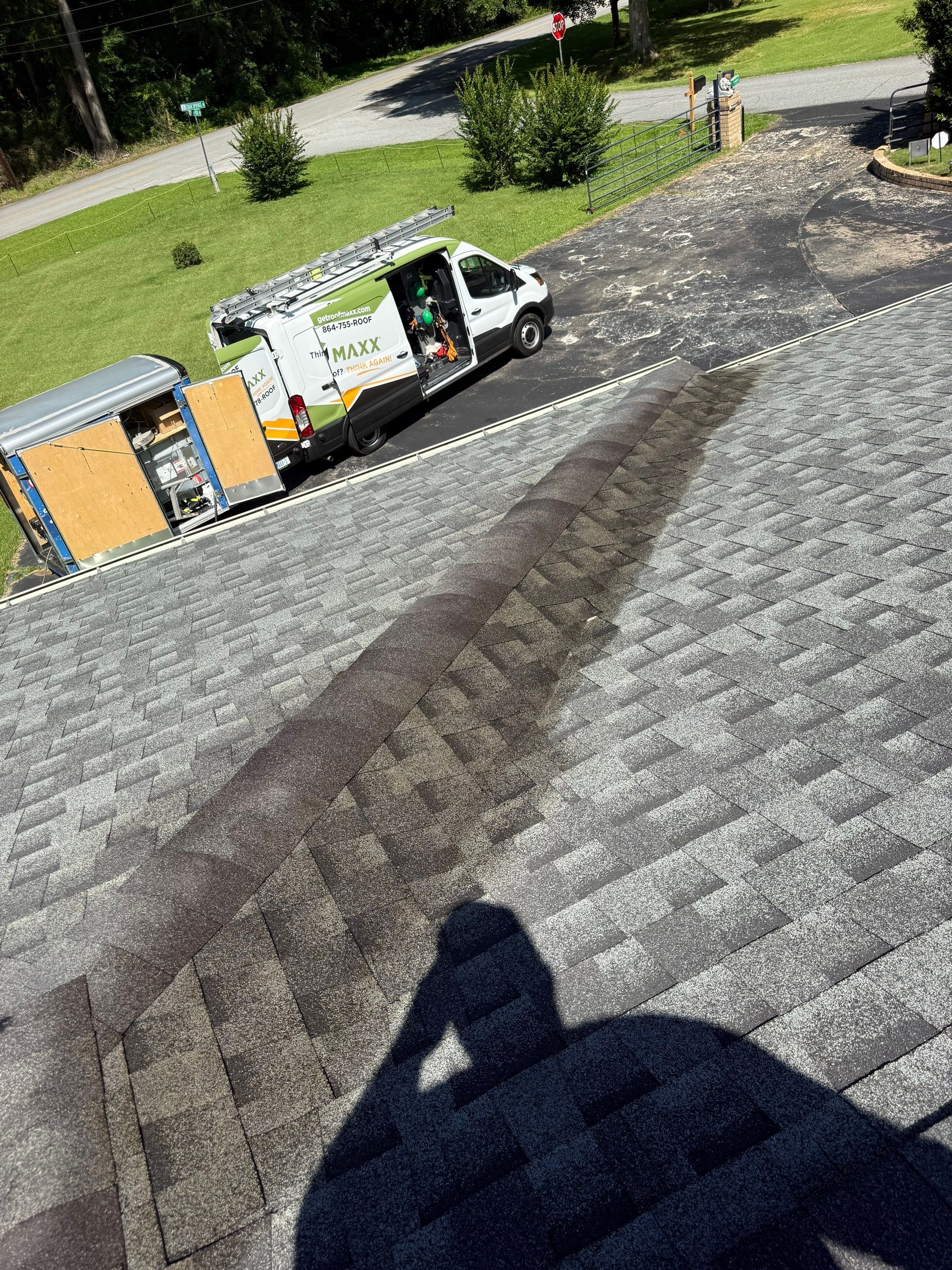 Asphalt Shingle Rejuvenation and Roof Leak Repair in Spartanburg by Bright Home Connections