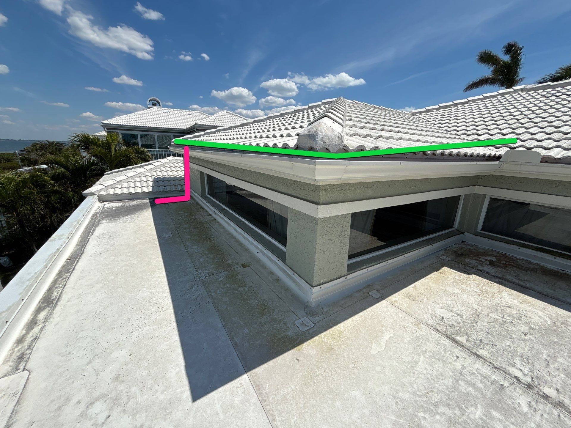 Splash Guard Gutters for Coastal Homes in Longboat Key FL by Gutter Professors