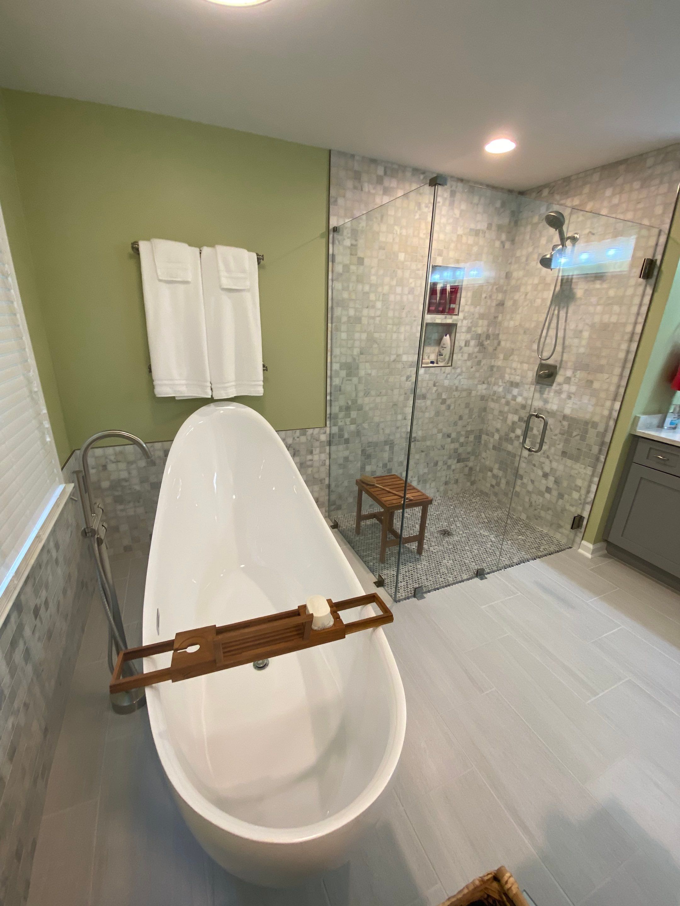 Master Bathroom Remodel with Freestanding Tub and Walk-In Shower in Kennesaw by Swift Home Renovations