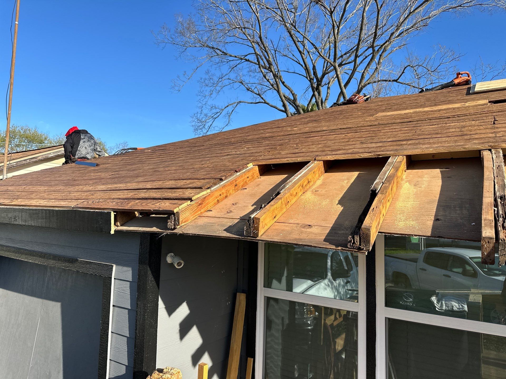 Project in Houston by Motion Roofing
