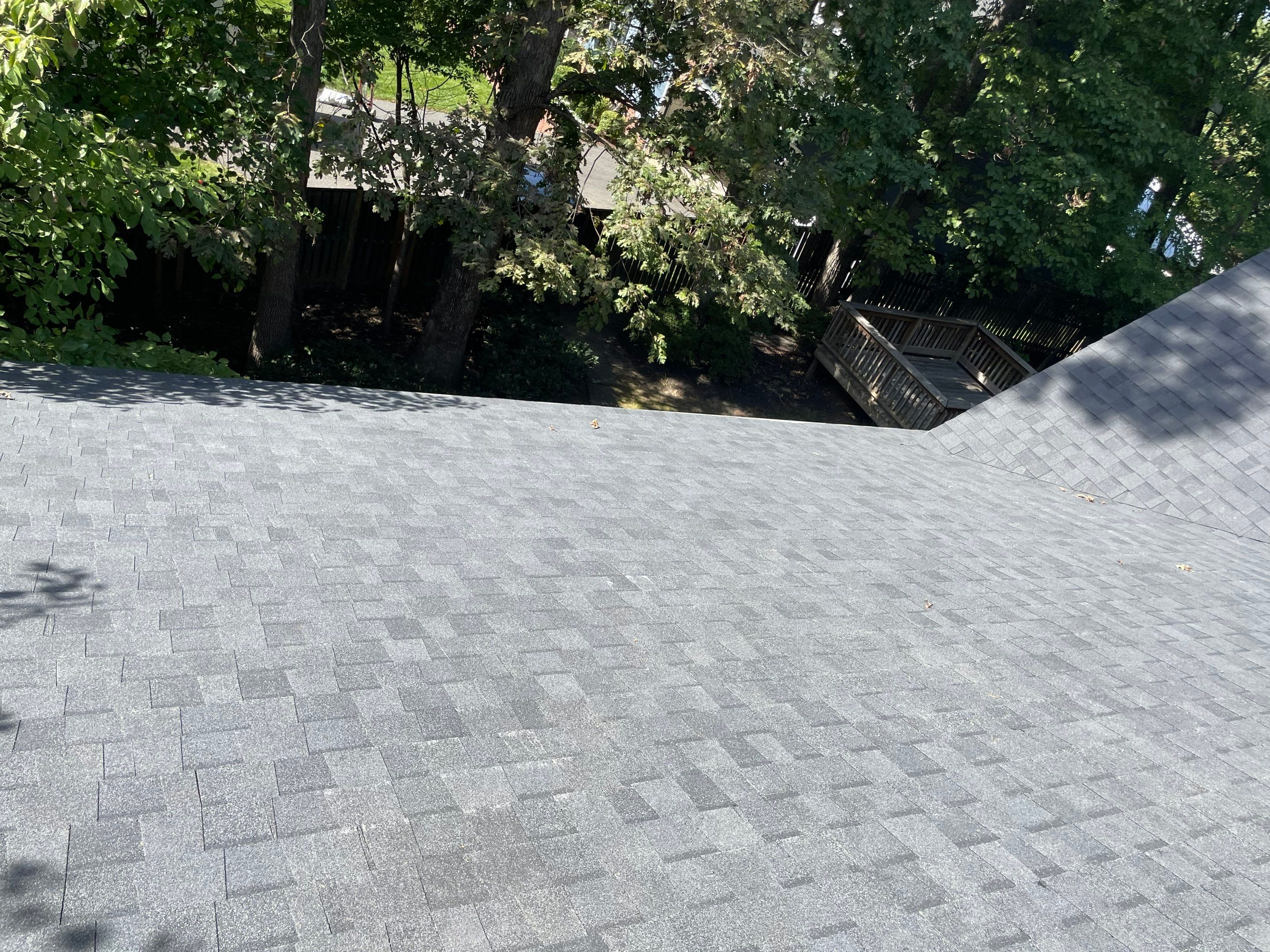 Falls Church: Residential Roof Replacement with CertainTeed Landmark in Moire Black  by RM Banning, Inc.