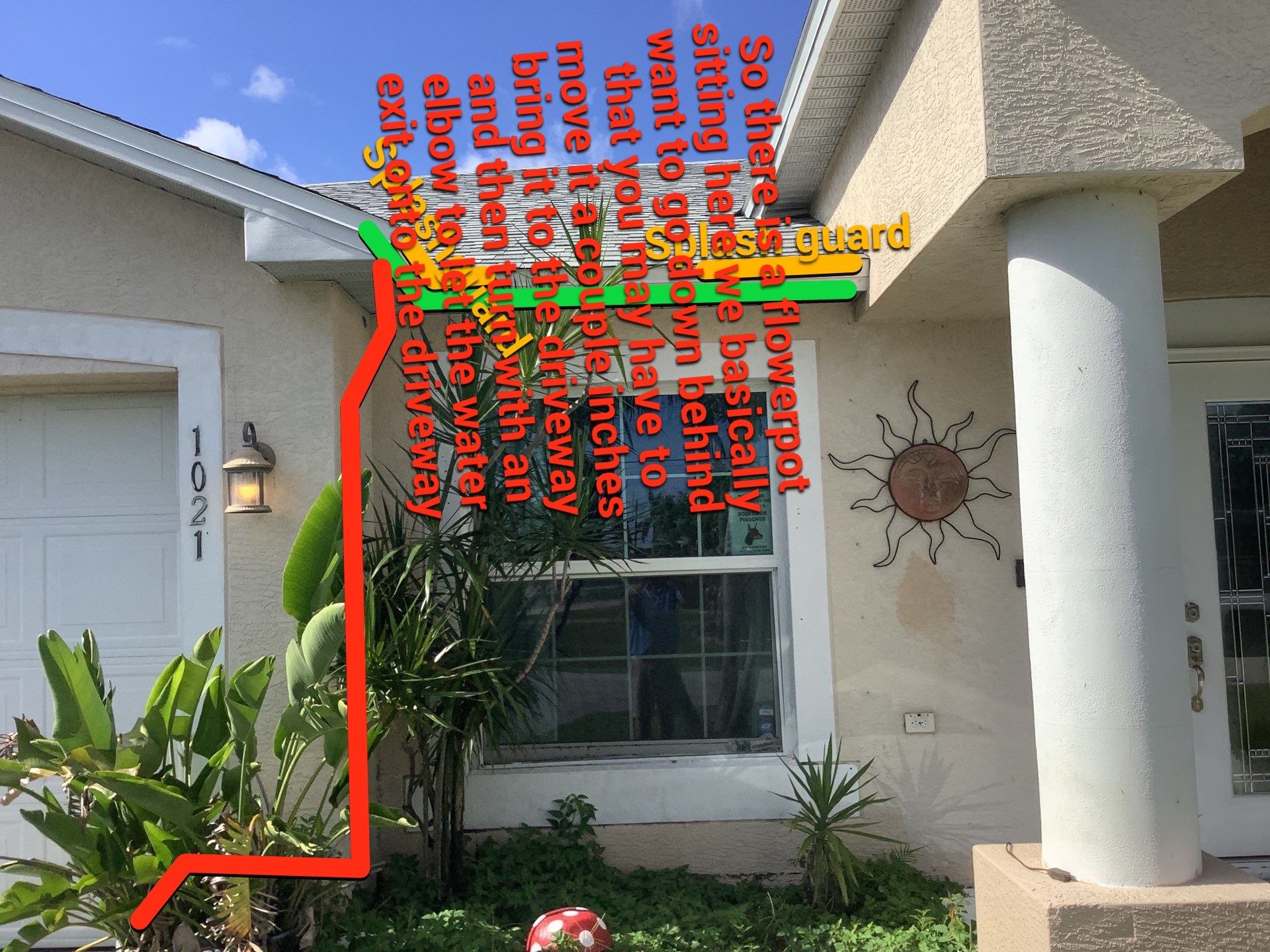 Splash Guards in Cape Coral FL by Gutter Professors